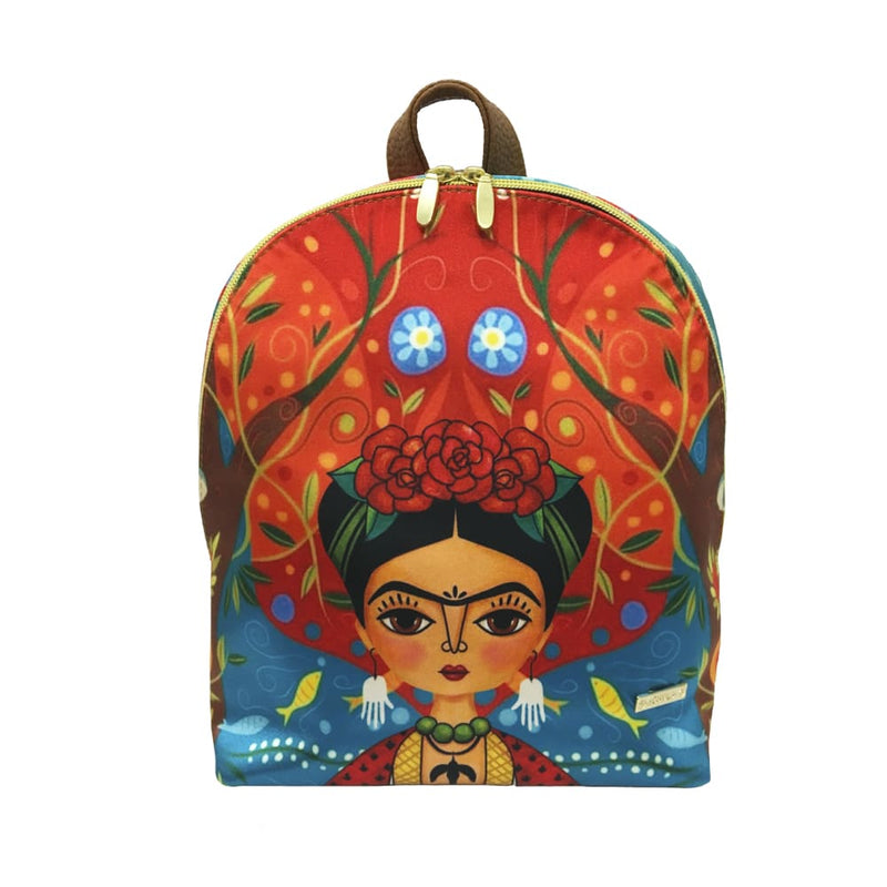 Frida Red  - Mini Mochila